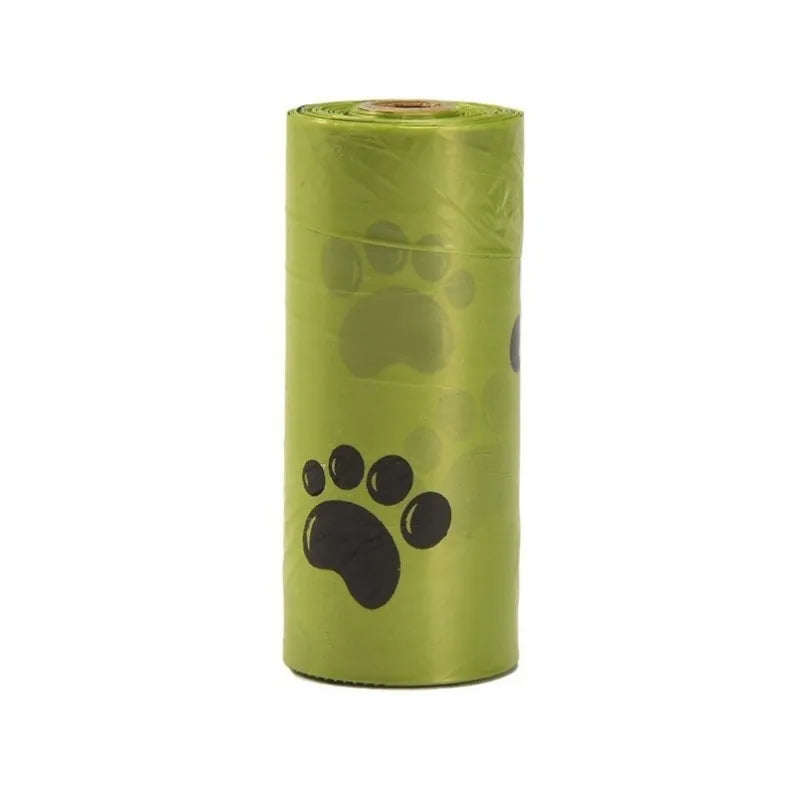 Biodegradable Pet Waste Bags  - Extra Thick Poop Bags for Dogs & Cats, Portable Roll with Dispenser, Eco-Friendly & Lea