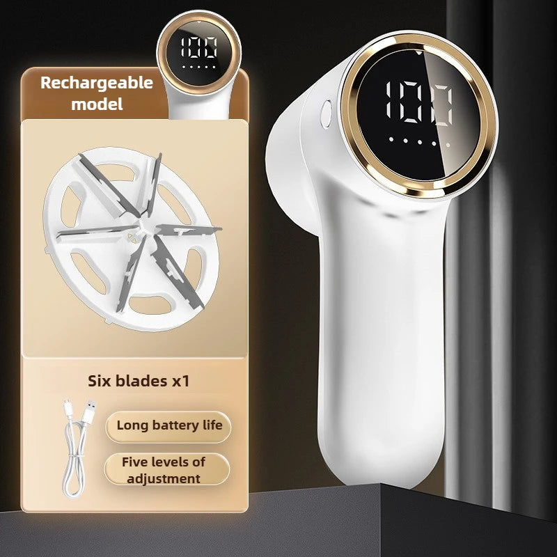 Electric Lint Remover Intelligent Digital Display USB Rechargeable Hairball Trimmer Portable Clothes Shaver 5 Gear Razor