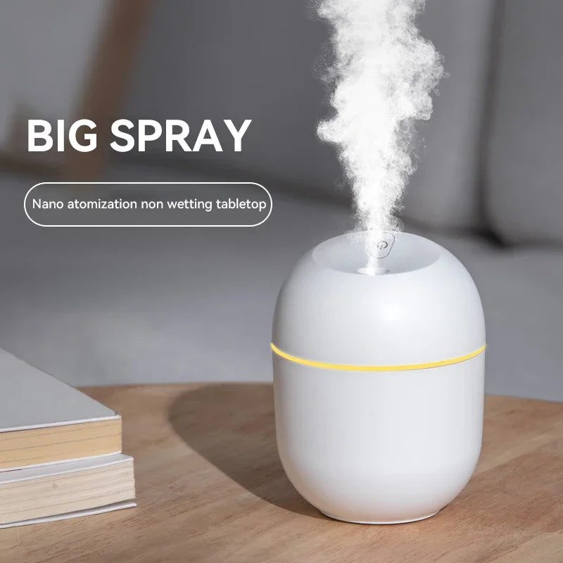 Xiaomi 220ml Mini Air Humidifier with LED Night Lamp Aromatherapy Oil Diffuser Mist Maker USB Rechargable for Car Home Office
