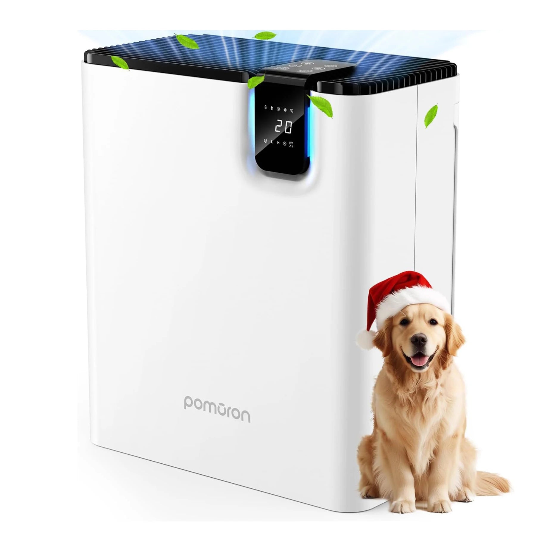 AROEVE Air Purifier 2500Ft² Coverage for Bedroom with Filter H13 HAPA Dual Purification Smart Auto Function CADR Timing Setting