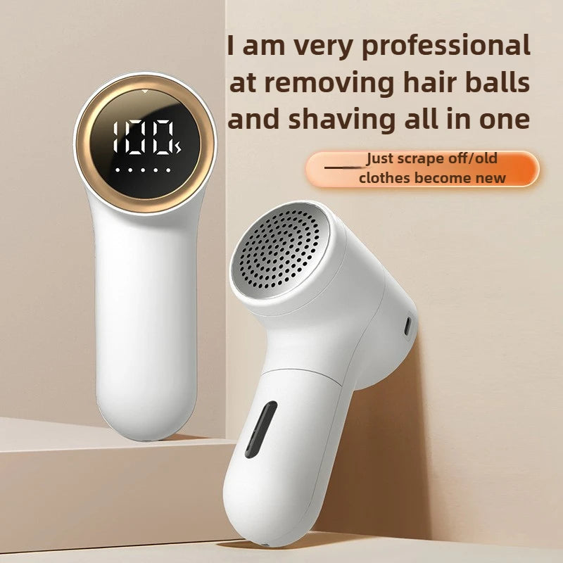 Electric Lint Remover Intelligent Digital Display USB Rechargeable Hairball Trimmer Portable Clothes Shaver 5 Gear Razor